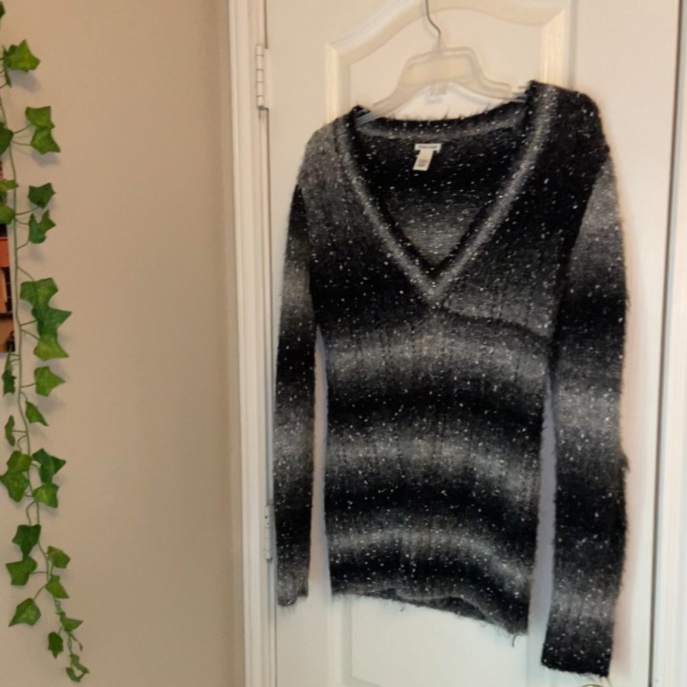 Maurices Striped Sweater, Size Large